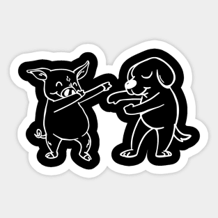 Dancing animals Sticker